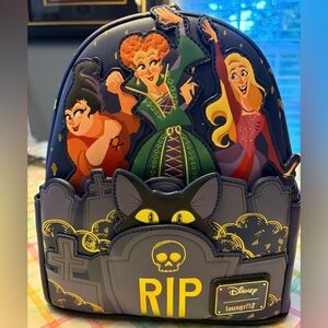 Loungefly Disney Hocus Pocus Backpack - Blue and Yellow